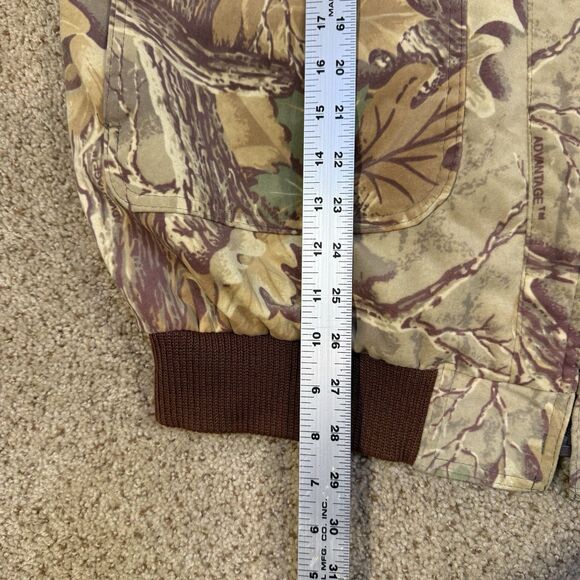 Vtg 10x Advantage Jacket Mens XL Brown Hunting Lined Camouflage Made in USA - Picture 10 of 14